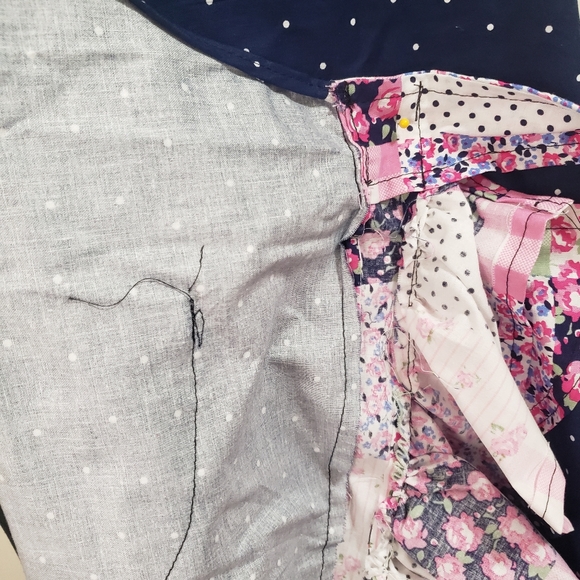 Quilted Ruffle Handmade Kitchen Apron - Picture 11 of 12